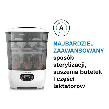 Baby Brezza Sterilizer Dryer Advanced - Sterylizator i Suszarka Do Butelek White