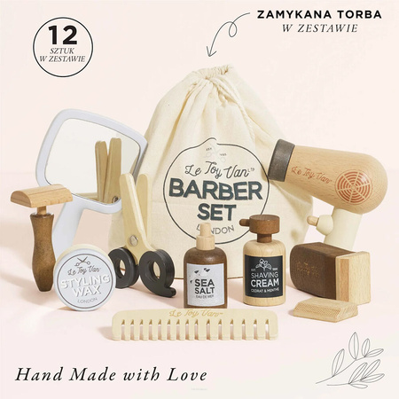 Le Toy Van Drewniany Zestaw fryzjera Zabawka dla Dzieci