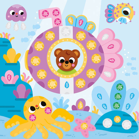 Janod Zestaw kreatywny Duże Cyrkonie My arts & crafts 3+