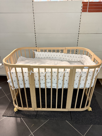 [OUTLET] Waldin Łóżeczko Dziecięce 7w1 z Materacem Natural