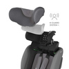 Kinderkraft Zestaw 3w1 Endura Safe Modular System Fotelik Samochodowy 0-36 kg Szary