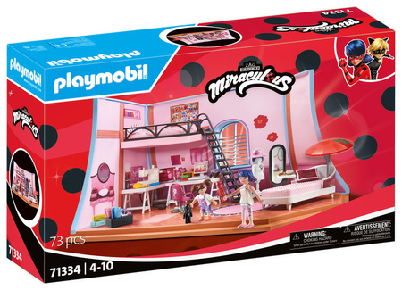 Playmobil Miraculous Miraculum Poddasze Marinette 71334