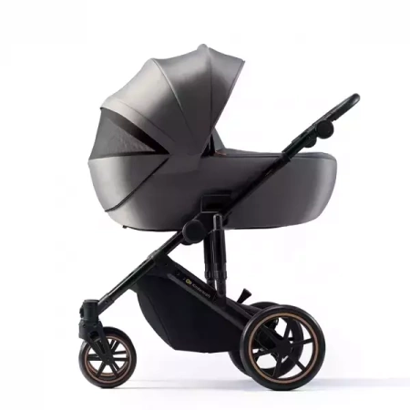 Kinderkraft Prime 2 Wózek Głęboko-Spacerowy Zestaw 2w1 Shadow Grey
