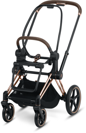 Cybex Priam 2.0 Wózek Głęboko Spacerowy Rama Rose Gold + Lite Cot Manhattan Grey