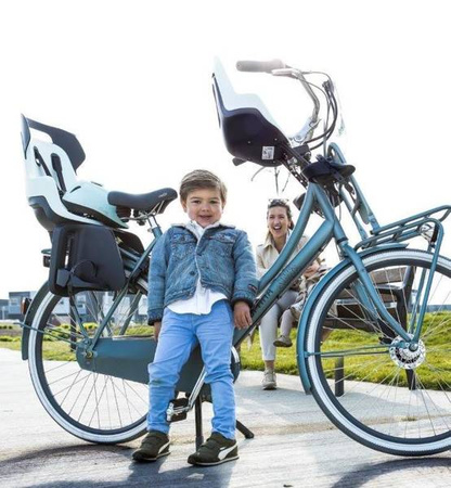 Bobike Go 1P Fotelik Rowerowy Do Ramy  Macaron Grey