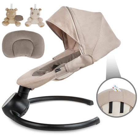 Kidwell Reve Leżaczek Elektryczny 2w1 Beige Gold