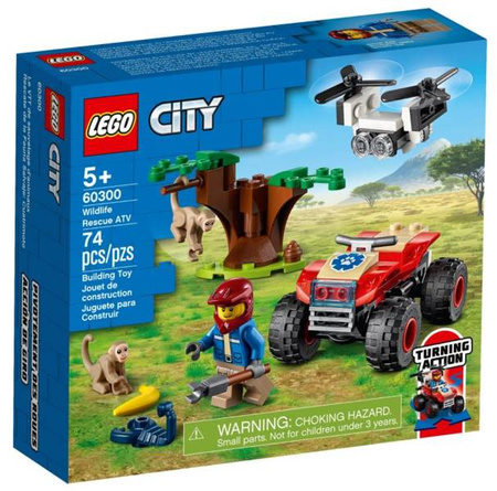 Lego Klocki Quad Ratowników Dzikich Zwierząt 60300
