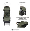 [OUTLET] Easywalker Jackey Kompaktowy Wózek Spacerowy z Torbą Transportową Emerald Editon