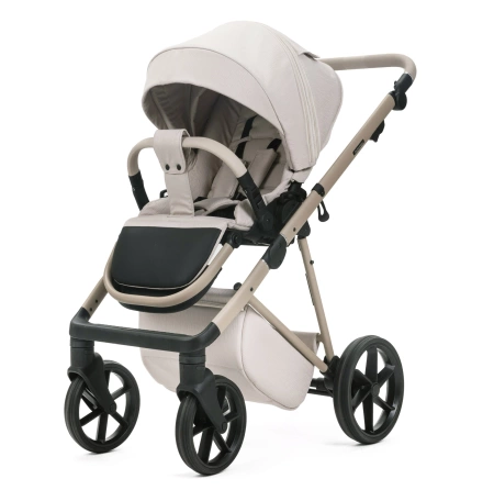 Adamex QUANTUM NATURA Wózek Głęboko-Spacerowy QN-3 Vanilla