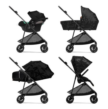 [OUTLET] Cybex Melio Street New Wózek Spacerowy Real Black