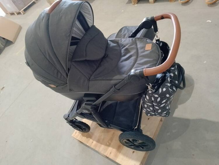 [OUTLET] Kinderkraft Prime Wózek Głęboko-Spacerowy 2w1 + Mommy Bag Black