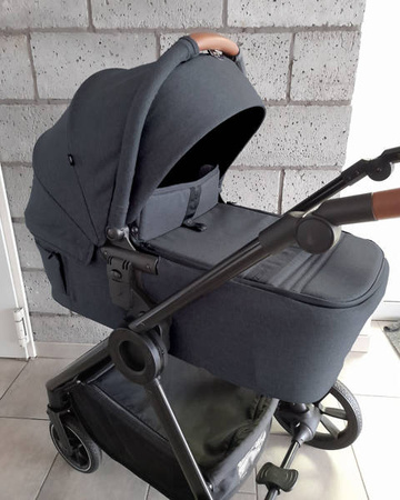 Zokky Ozz Wózek Głęboko-Spacerowy 2w1 Grey Stone