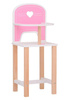 Joueco Drewniane krzesełko Baby Rose dla lalek 35-45 cm