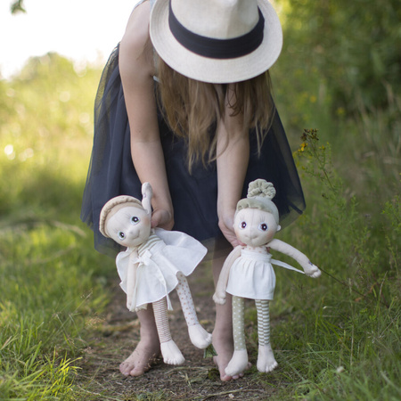 Rubens Barn Pierwsza Miękka Lalka Przytulanka Dla Dzieci Iris EcoBuds