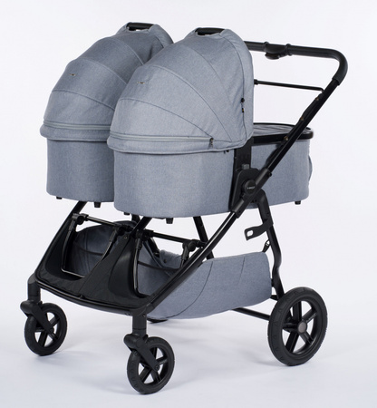 Mast M.Twin x Wózek Bliźniaczy Mast Swiss Design Koła HP Glacier Lake Stała Rączka