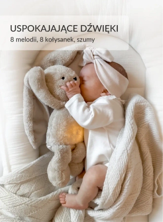 Szumisie Szumiący Królik Duo 7w1 App Z Termoforkiem - Ucho Różowe