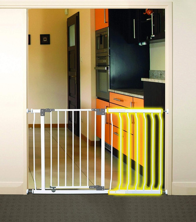 Dreambaby Rozszerzenie Bramki Bezpieczeństwa Ava/Liberty - 36cm (wys. 76cm) - Białe