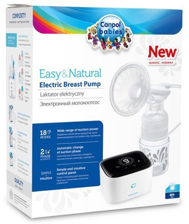 Canpol Laktator Elektryczny 12/207 + Gratis Niania Elektroniczna Easystart 77/100