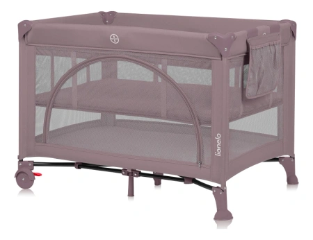 Lionelo Laura łóżeczko turystyczne Pink Nude