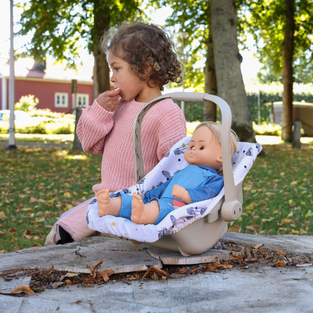 Skrallan Fotelik samochodowy Dla Lalek Nauka Bezpieczeństwa