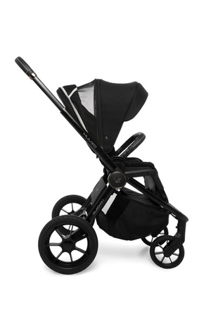 Muuvo Quick SE 2 Wózek Głęboko-Spacerowy Paradise Gold + Cybex Aton B2 i-Size Fotelik Samochodowy 0-13kg + Baza One Volcano Black