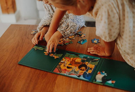 Mudpuppy Puzzle magnetyczne 2w1 Safari & dżungla 20 elementów 4+