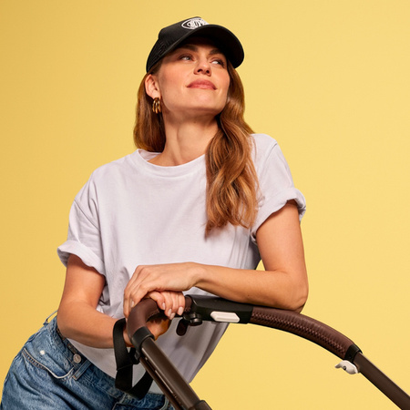 Cybex E-Gazelle S Wspomagany Wózek Spacerowy Rama Taupe Stormy Blue