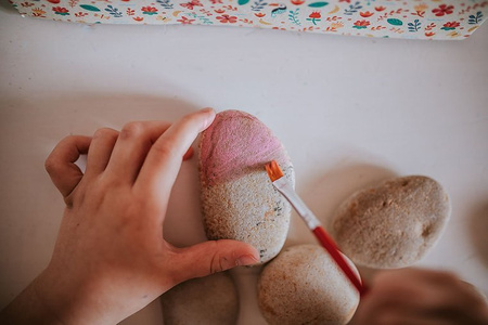 Janod Zestaw kreatywny Kamienie do ozdabiania 6+