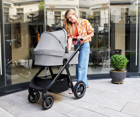 Kinderkraft Everyday Wózek Wielofunkcyjny 2w1 Dark Grey