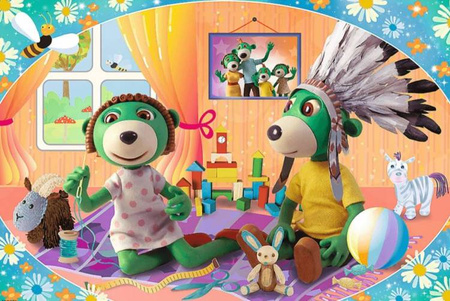 Trefl Puzzle Rodzina Treflików Bawmy się razem!