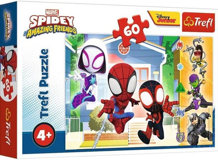 Trefl w Świecie Spidey'a Puzzle 60 Elementów