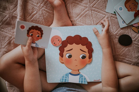 Janod Magnetyczna układanka Emocje