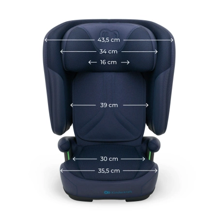 Kinderkraft Unity 2 Fotelik Samochodowy 15-50 kg Granatowy