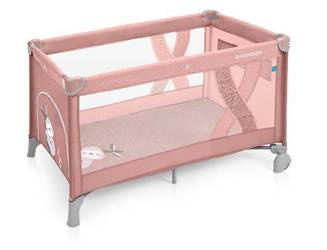 Espiro Simple Łóżeczko Turystyczne Dziecięce 08 Pink