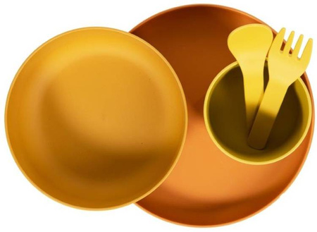 Bo Jungle Zestaw Naczyń BioPlastik CPLA Ochre