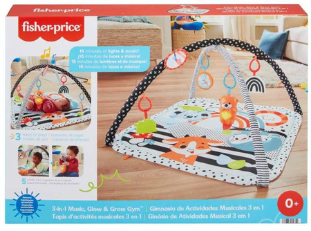 Fisher Price Muzyczna Mata Edukacyjna 3w1 "Rośnij Ze Mną" HBP41