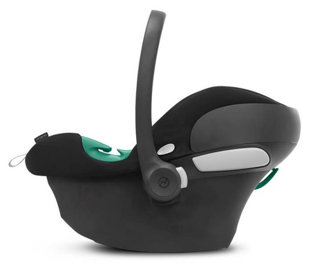 Cybex Aton B2 i-Size Fotelik Samochodowy 0-13kg + Baza One Volcano Black + Tapicerka Letnia White