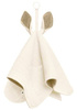 Bibs Cuddle Cloth Kangoroo Pieluszka Przytulanka z Zawieszką Na Smoczek Ivory