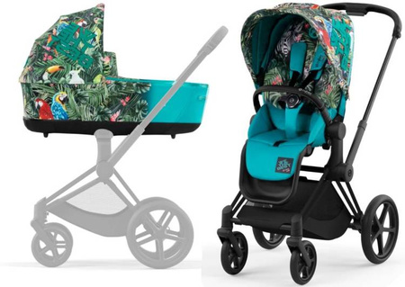 [OUTLET] Cybex Priam 4.0 Wózek Głęboko-Spacerowy Rama Chrome Brown We The Best Dj Khaled