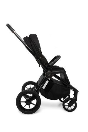 Muuvo Quick SE 2 Wózek Głęboko-Spacerowy Diamond Graphite + Cybex Aton B2 i-Size Fotelik Samochodowy 0-13kg + Baza One Volcano Black