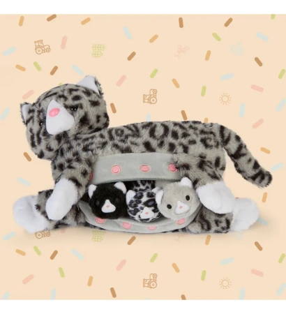 Mamanimals Pluszak Kotek Mama z Małymi