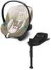 Cybex Aton S2 i-Size Fotelik Samochodowy 0-13kg Seashell Beige 2023 + Cybex Baza One Isofix