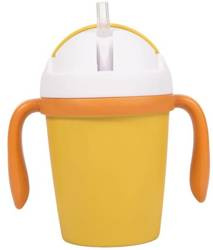 Bo Jungle Kubek do Picia ze Słomką BioPlastik CPLA Ochre