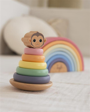 Joueco The Wildies Drewniana wieża tygrysek