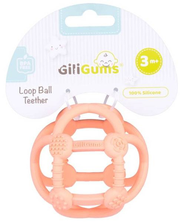 GiliGums Piłka Gryzak Różowa