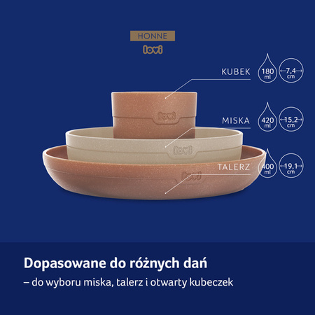 Lovi Zestaw Naczyń Z Kubkiem 21/532 Granola 