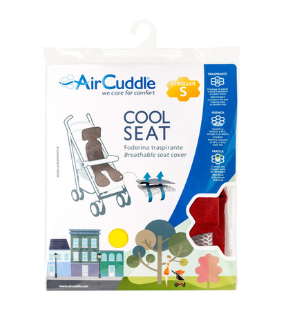 AirCuddle Cool Seat Oddychająca Wkładka Antypotowa Wózków Spacerowych Red