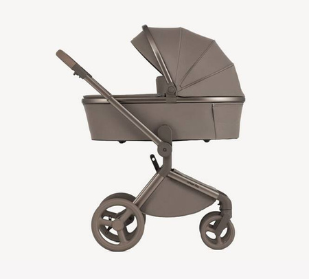 Anex Flo Wózek Głęboko-Spacerowy Yuki + Cybex Aton B2 i-Size Fotelik Samochodowy 0-13kg + Baza One Volcano Black	