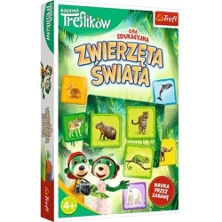 Trefl Gra dla Dzieci Zwierzęta Świata Rodzina Treflików