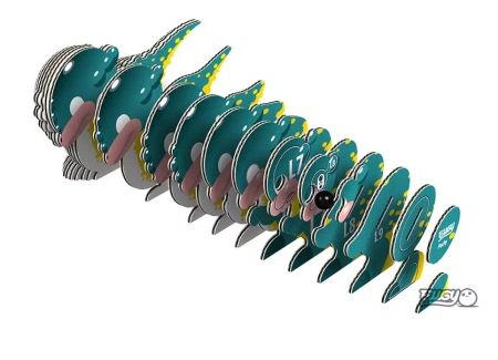 Eugy Eko 3D Układanka Dinozaur Pachycefalozaur